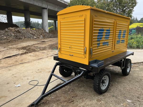 丹阳客户采购拖车型柴油发电机组